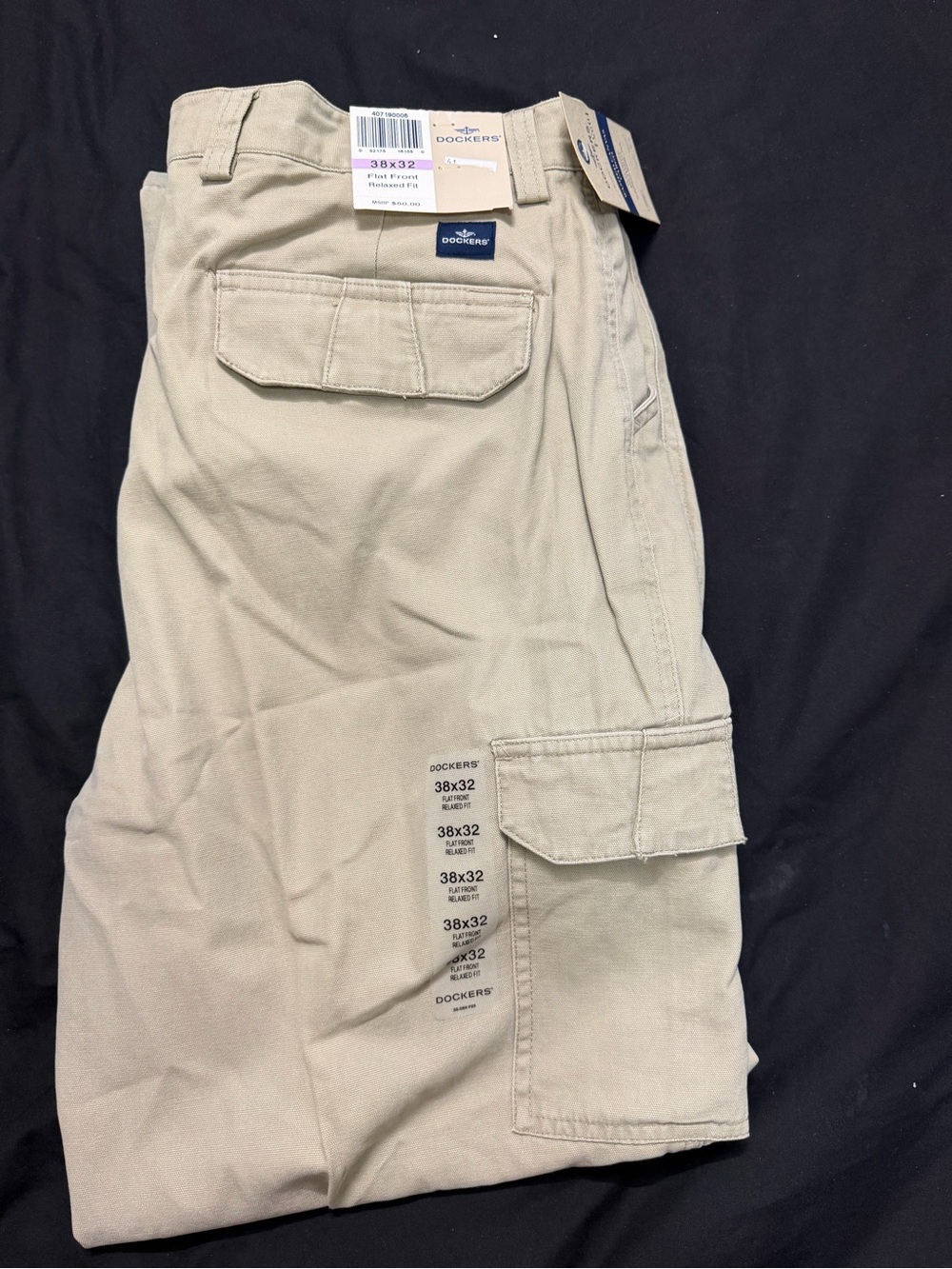 Dockers Men’s Cargo Pants - Light Khaki